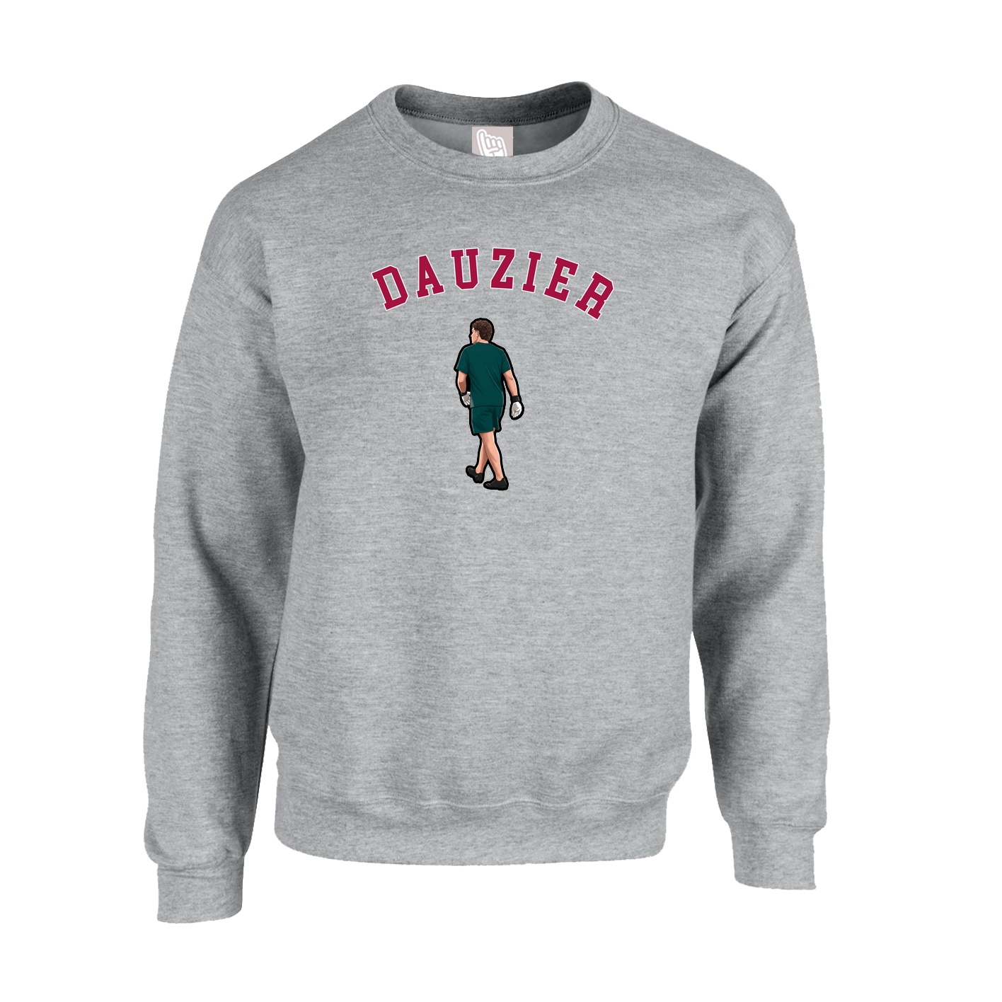 Fleece Crew — Shirsey Arch in Grey