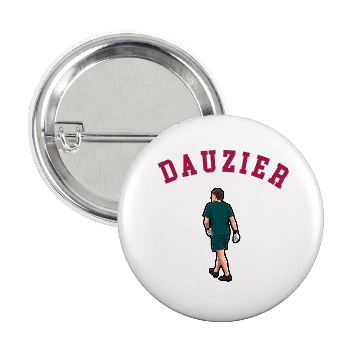 Game Day Button — Shirsey Arch in White