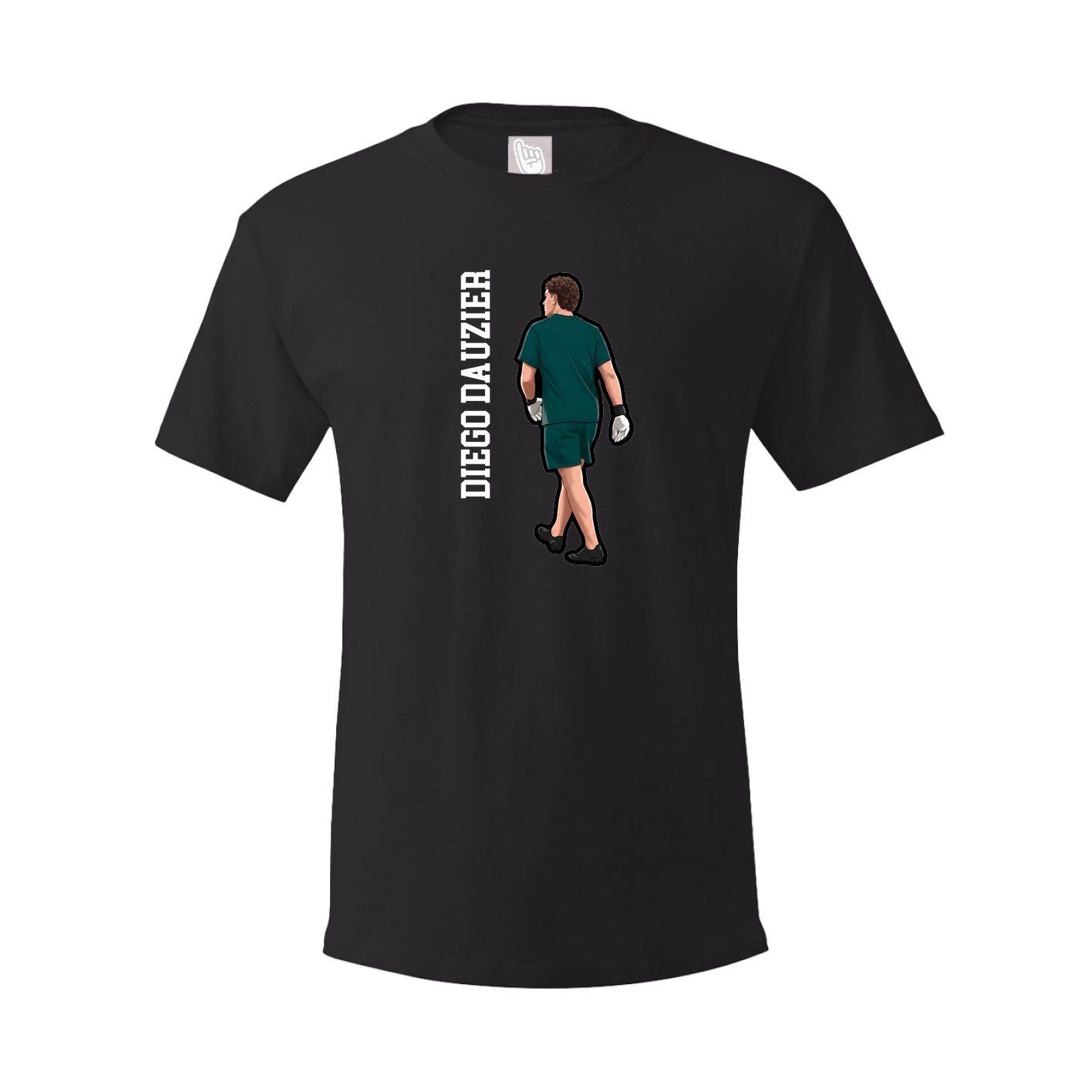Tee — Name Vertical in Black