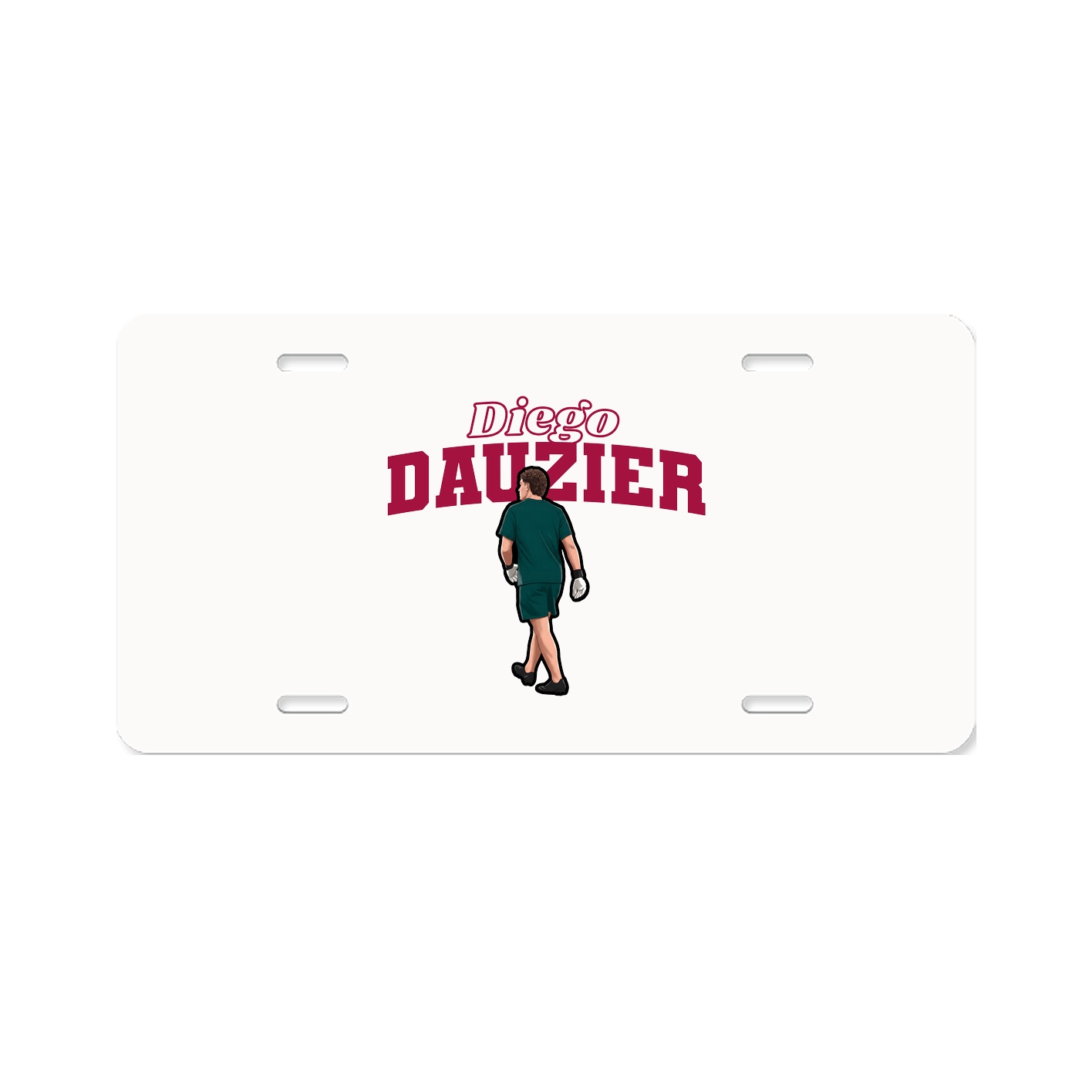 License Plate — Name Arch in Classic