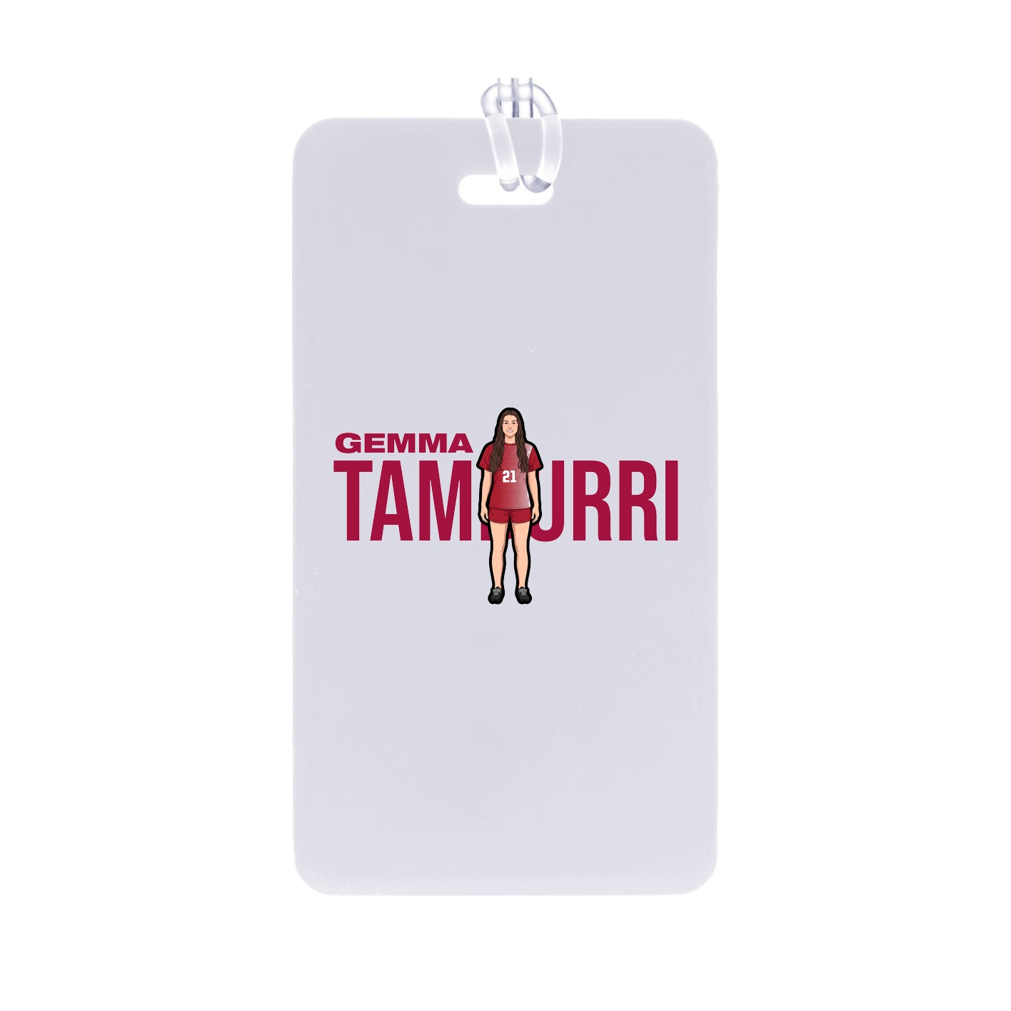 Bag Tag — Player Name in Classic