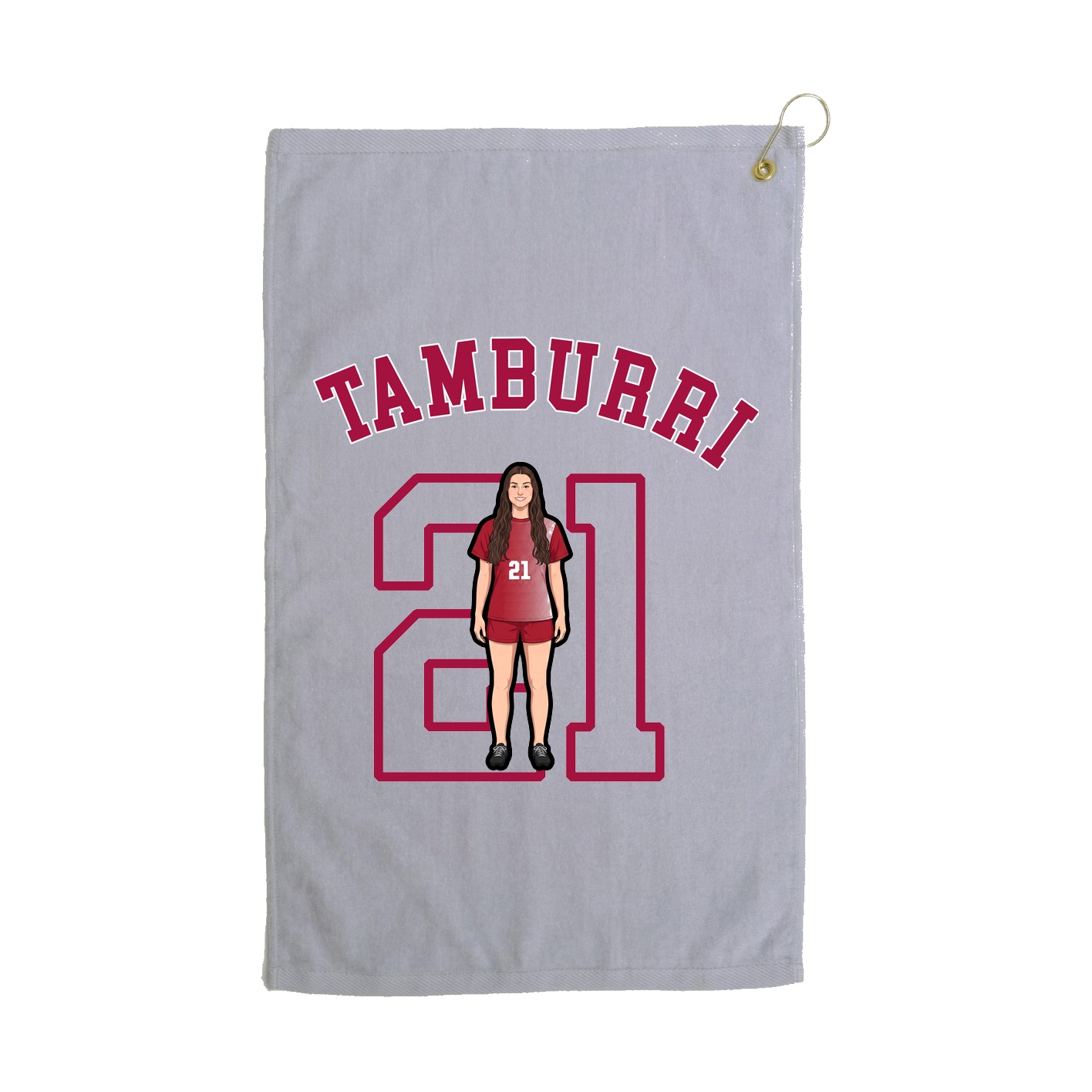 Golf Towel — Shirsey Arch in Grey