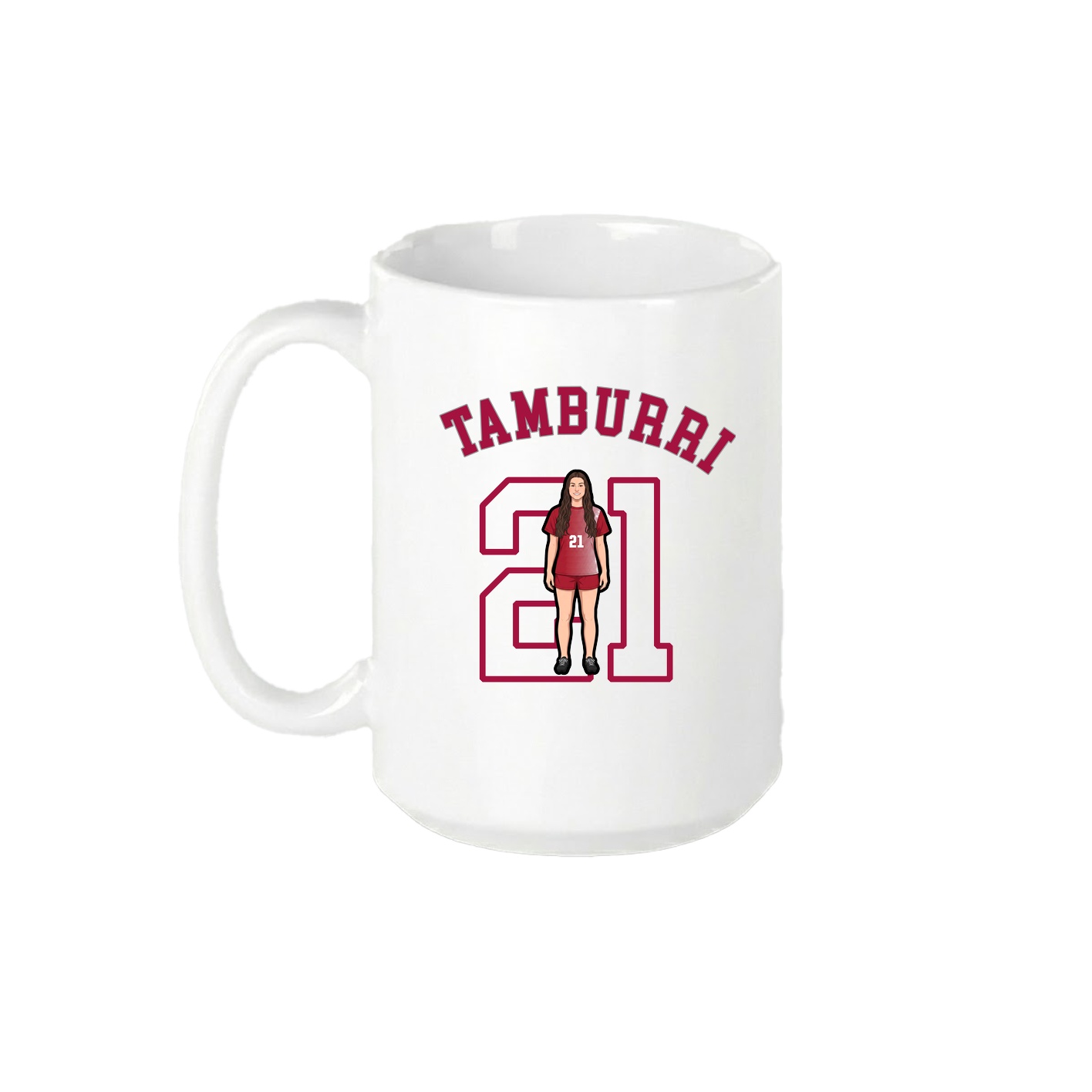 15oz Coffee Mug — Shirsey Arch in White