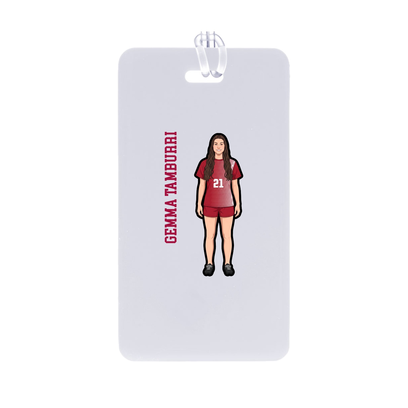 Bag Tag — Name Vertical in Classic