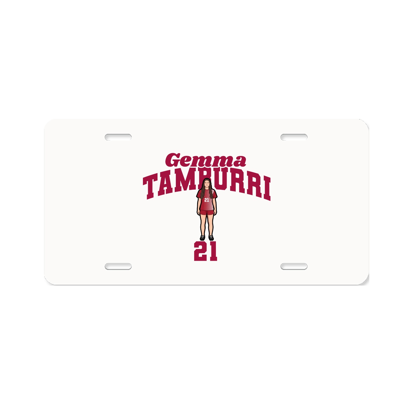 License Plate — Signature Arch in Classic