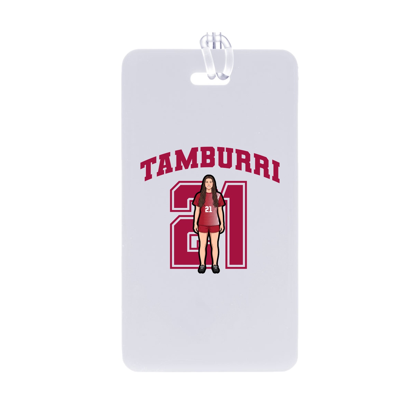 Bag Tag — Number in Classic
