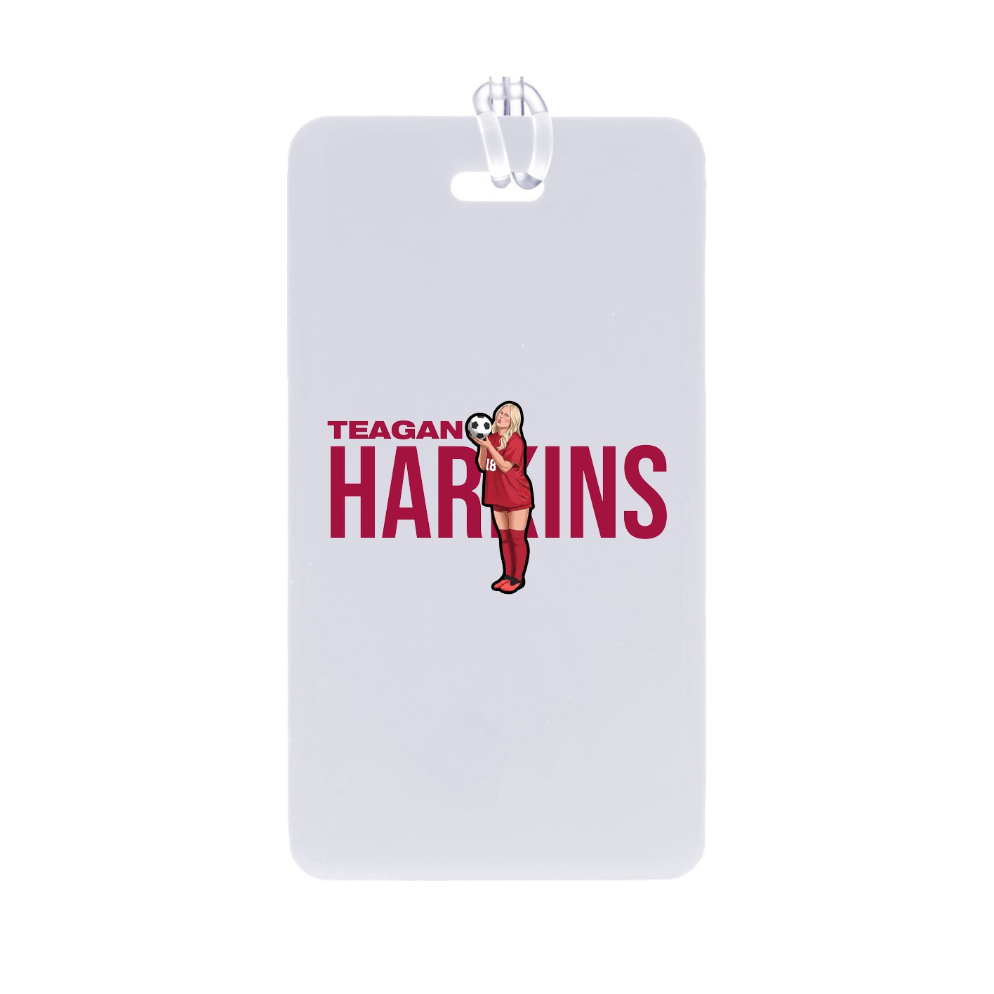 Bag Tag — Player Name in Classic