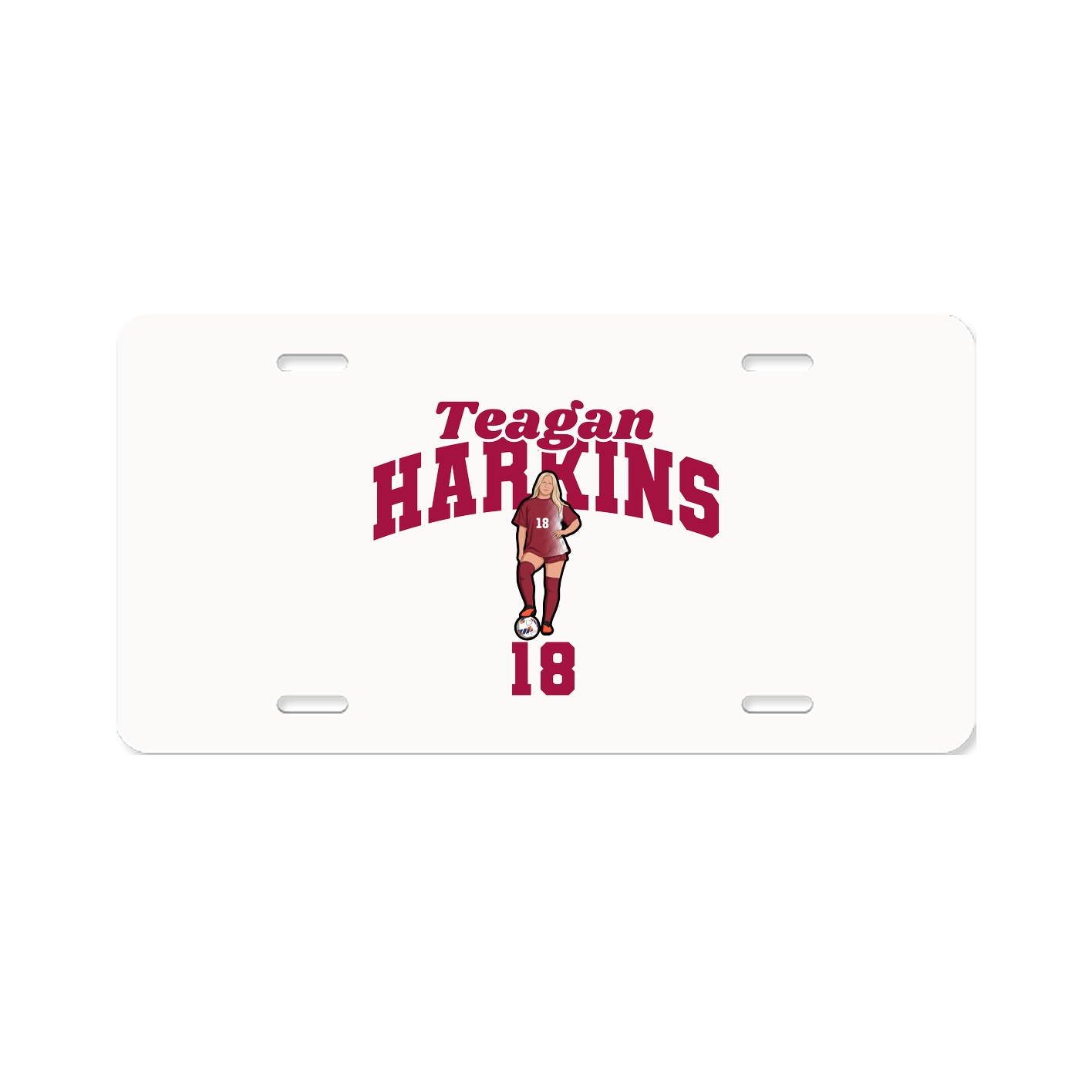 License Plate — Signature Arch in Classic