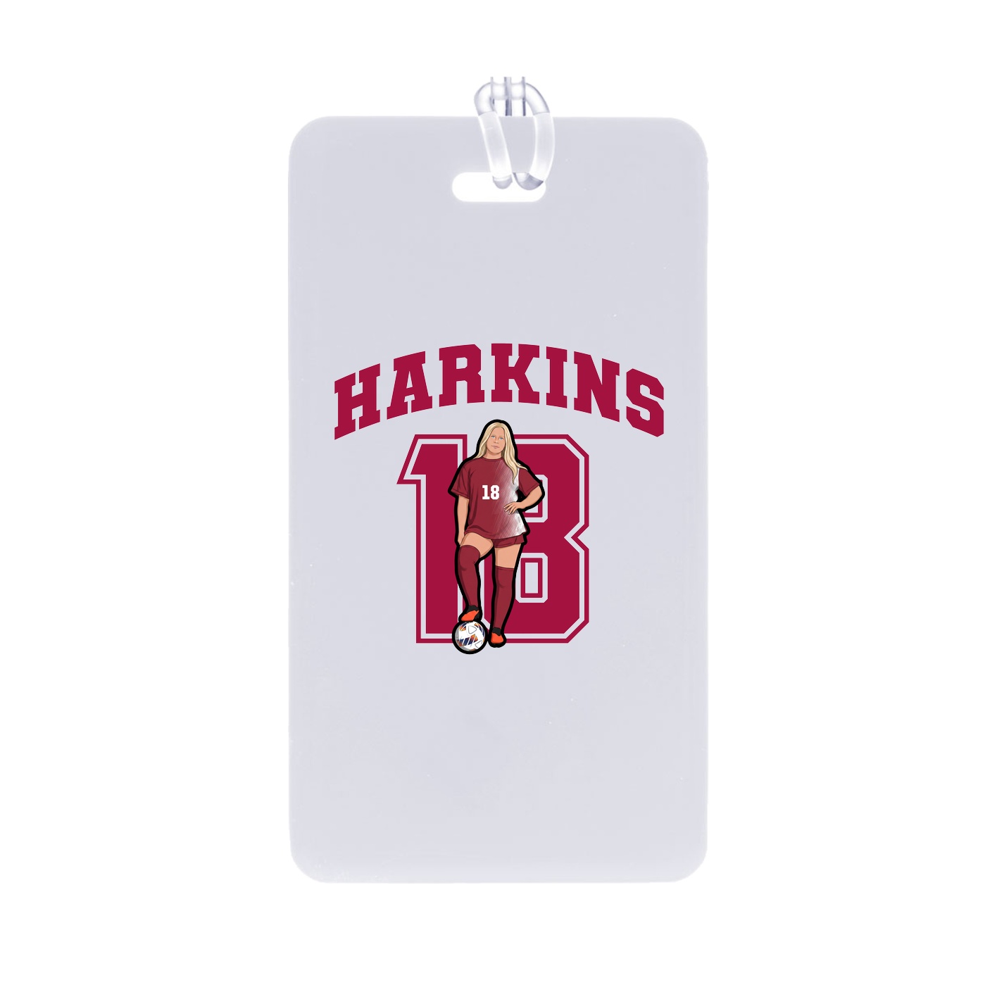 Bag Tag — Number in Classic