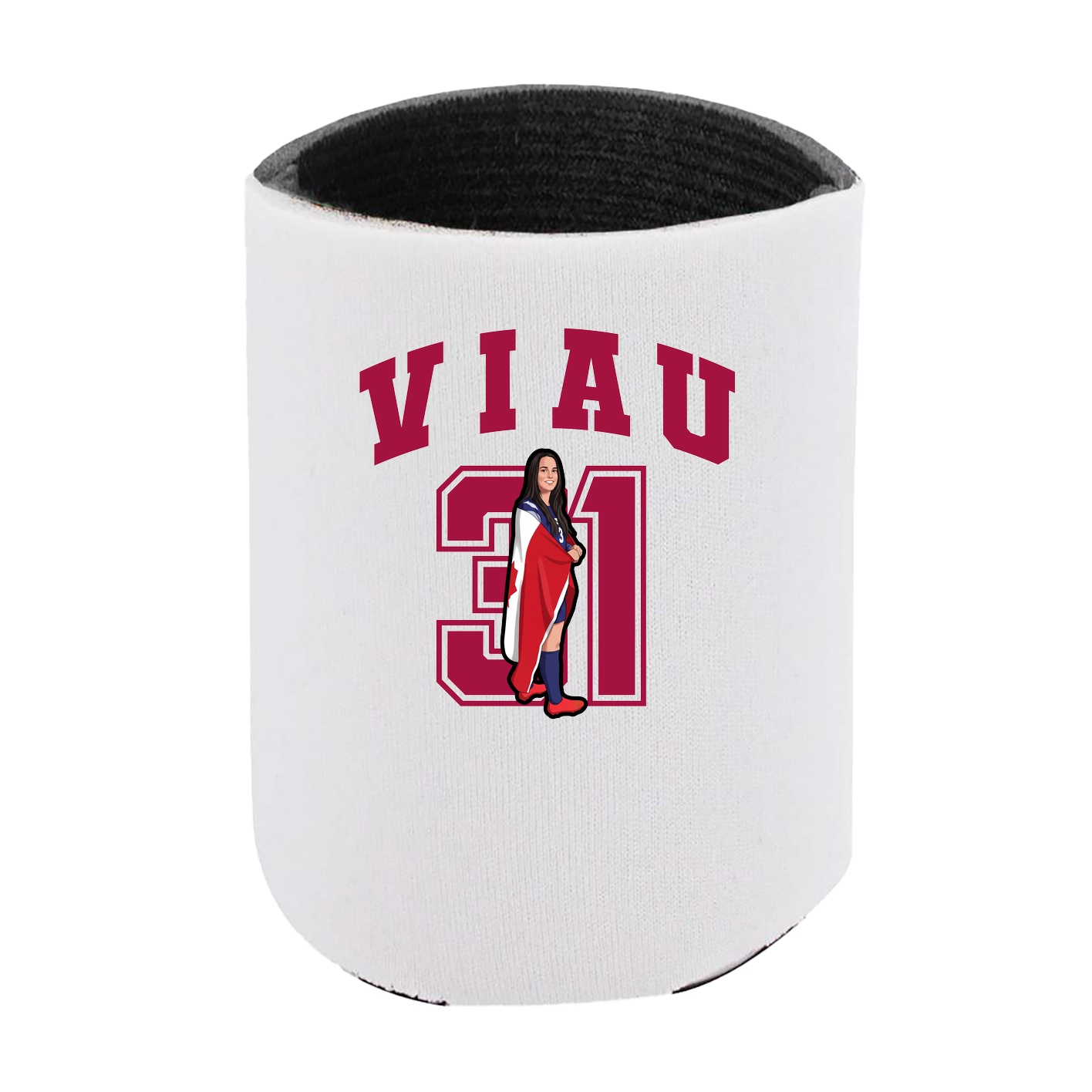 Can Holder — Number in White