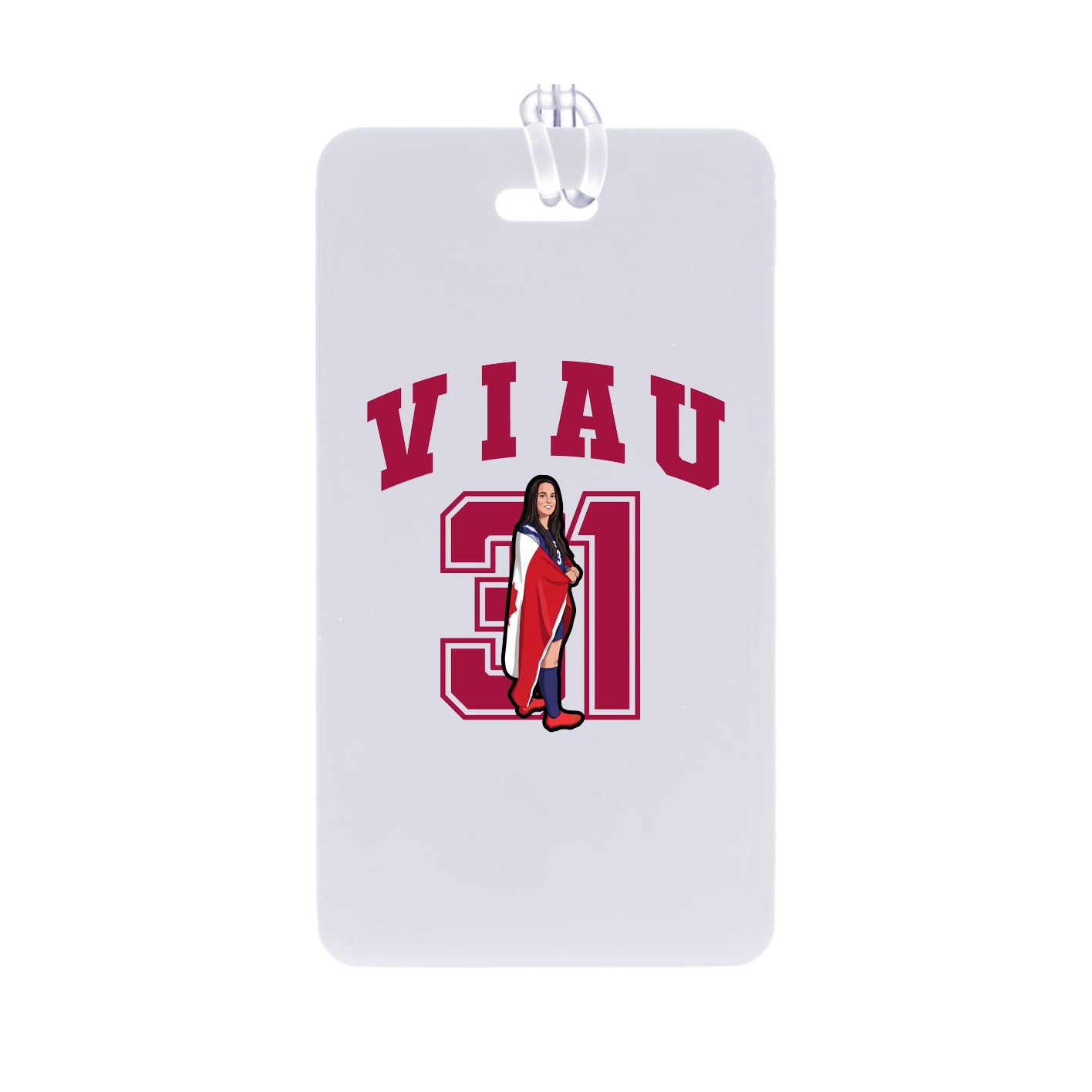 Bag Tag — Number in Classic