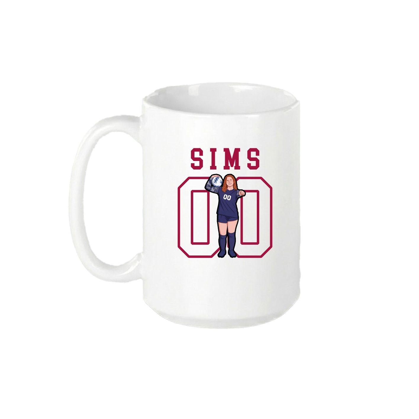 15oz Coffee Mug — Shirsey in White