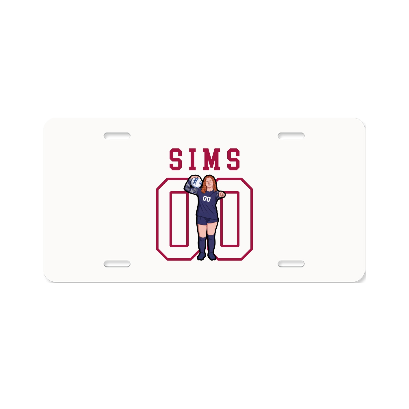 License Plate — Shirsey in Classic
