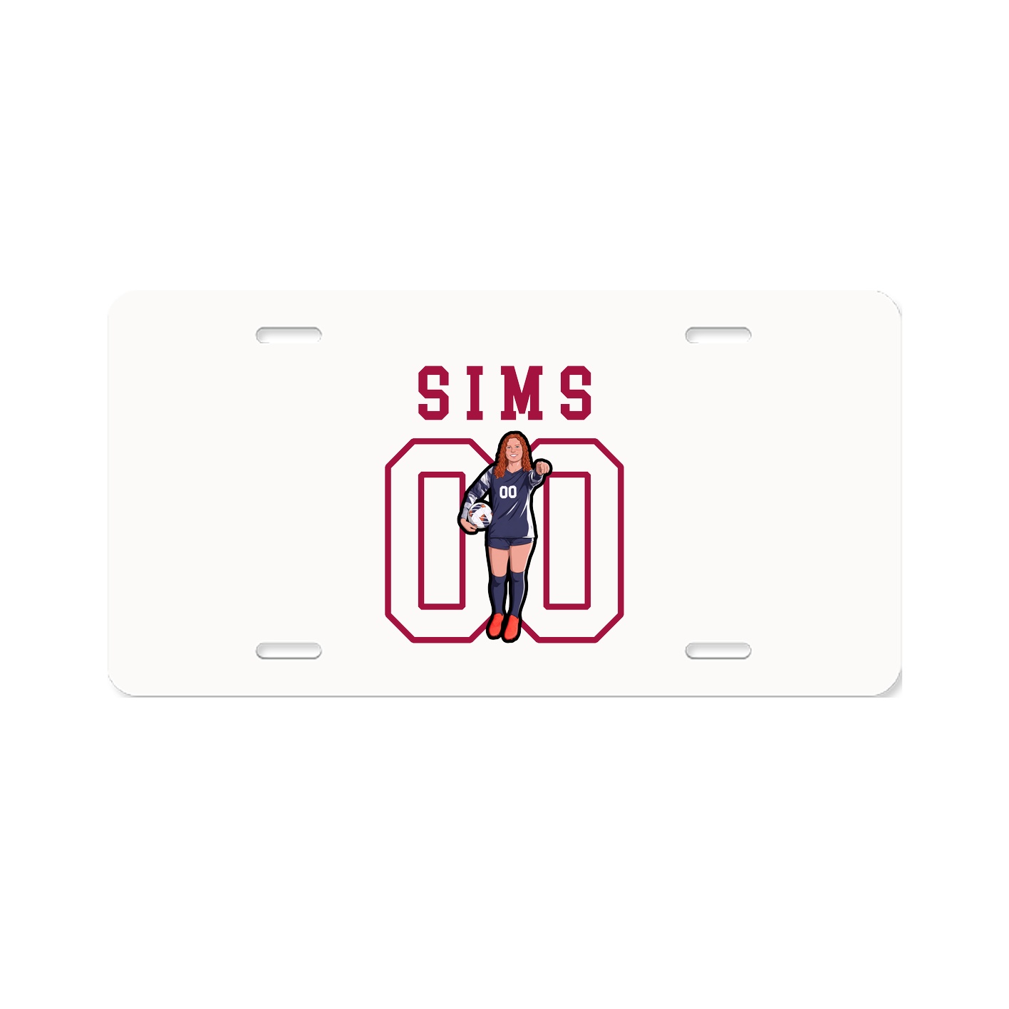 License Plate — Shirsey in Classic