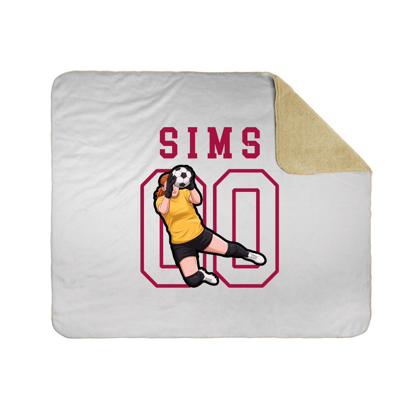Throw Blanket — Shirsey in White