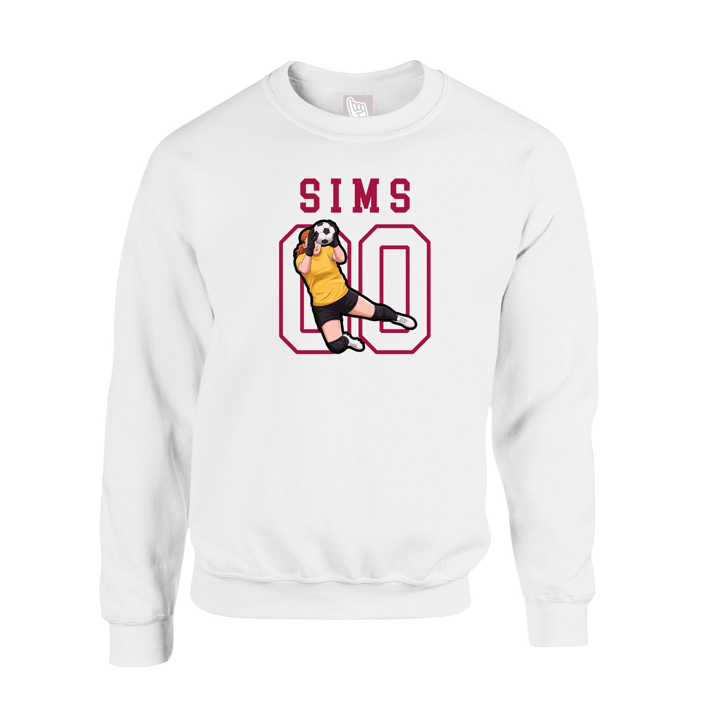Fleece Crew — Shirsey in White