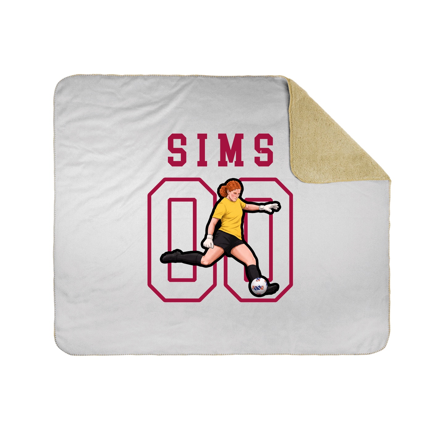 Throw Blanket — Shirsey in White