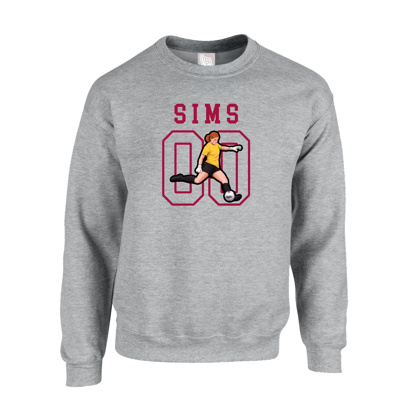 Fleece Crew — Shirsey in Grey