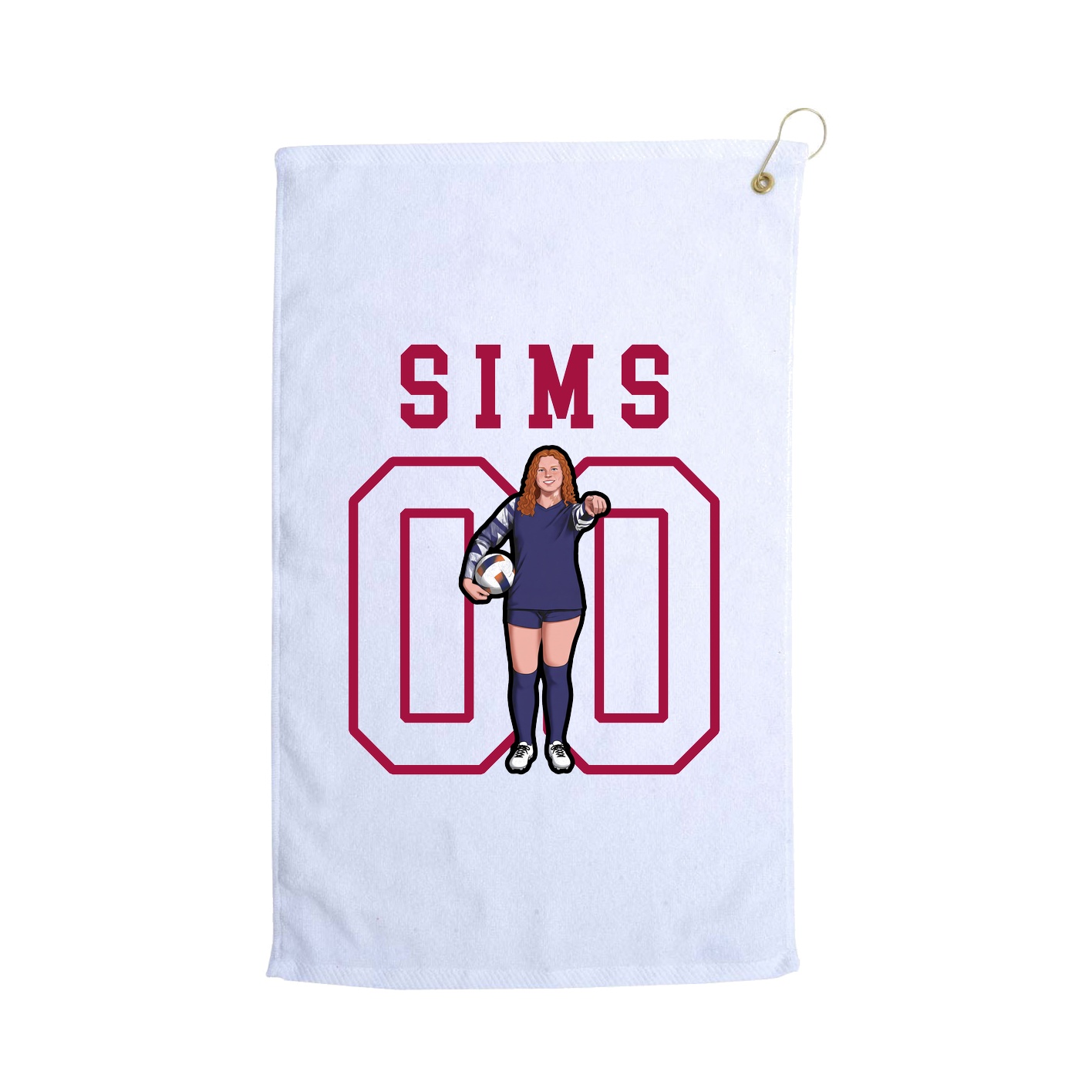 Golf Towel — Shirsey in White