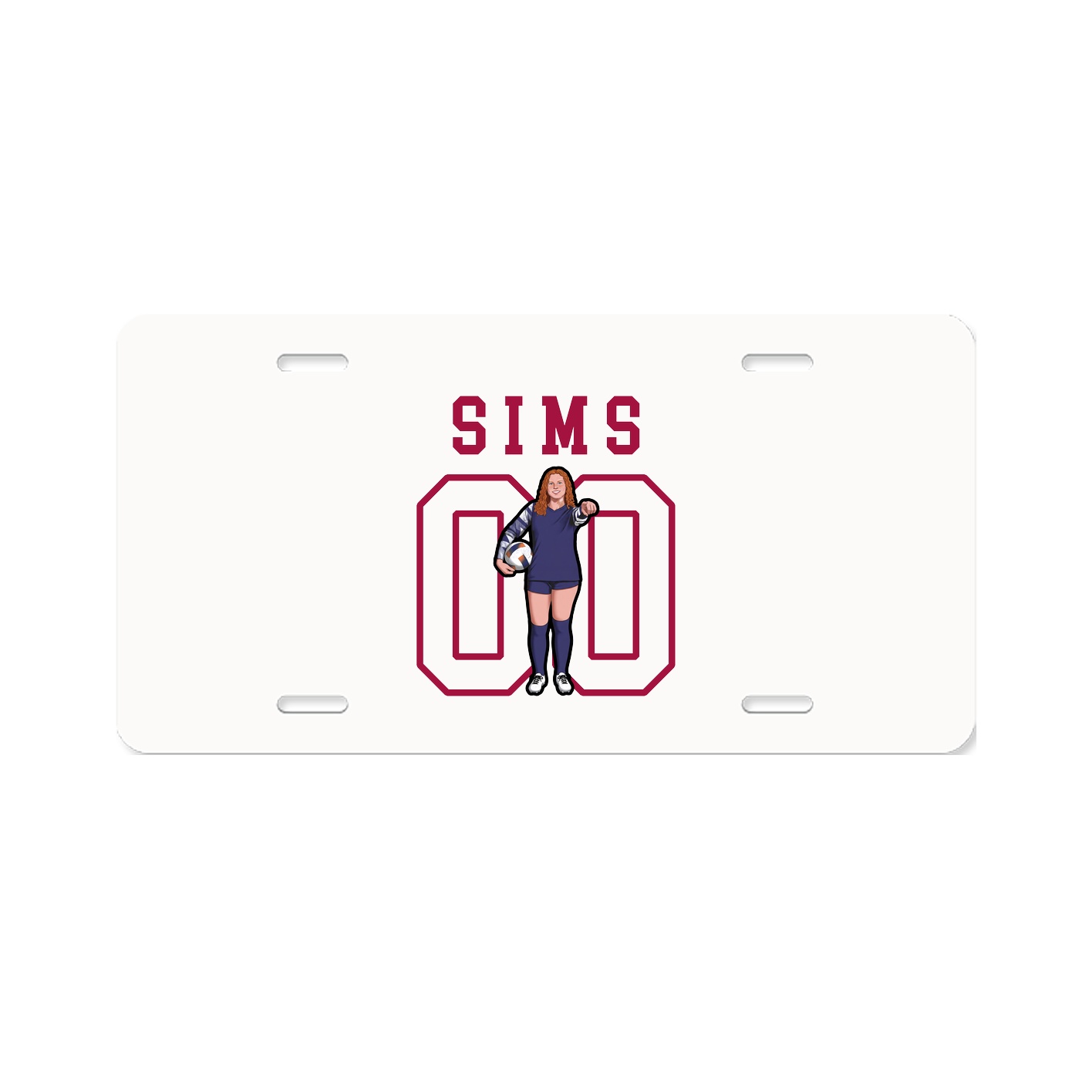 License Plate — Shirsey in Classic