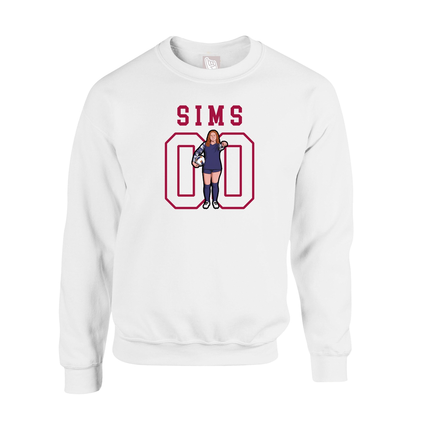Fleece Crew — Shirsey in White