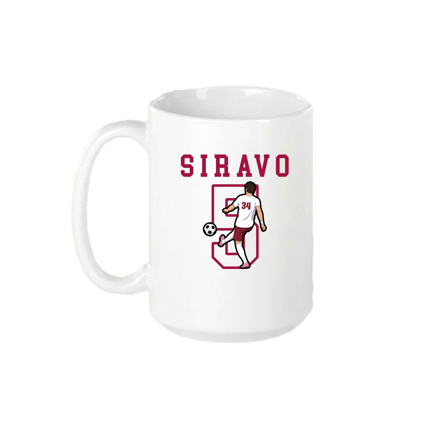15oz Coffee Mug — Shirsey in White