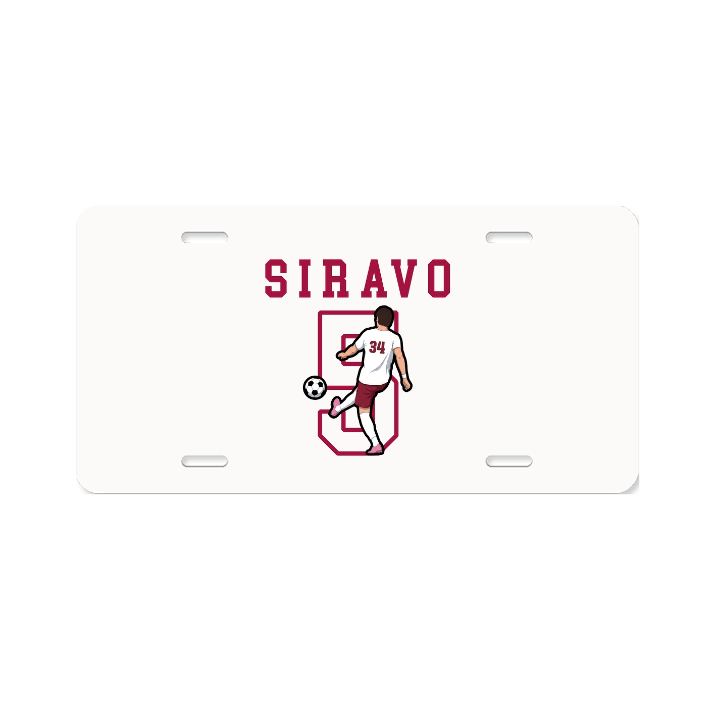 License Plate — Shirsey in Classic