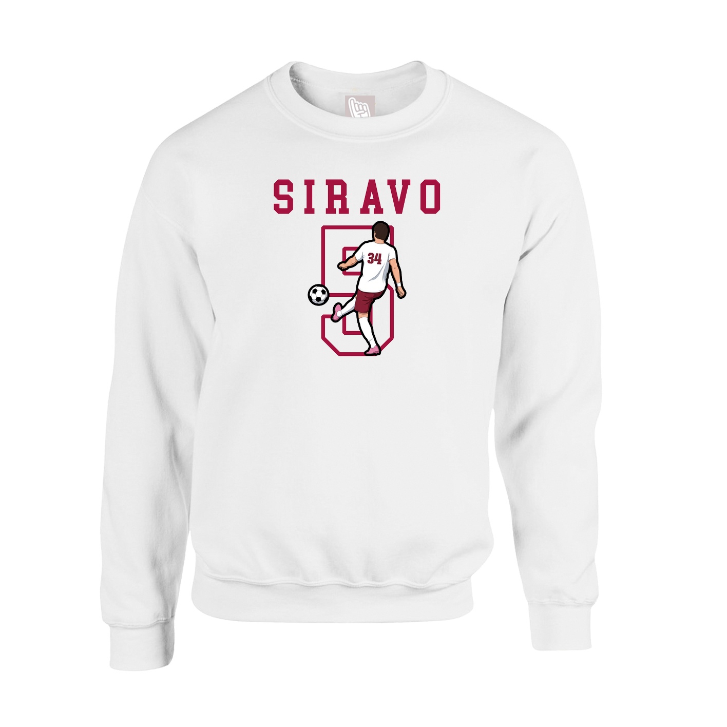 Fleece Crew — Shirsey in White