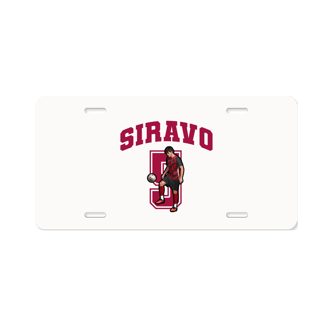 License Plate — Number in Classic