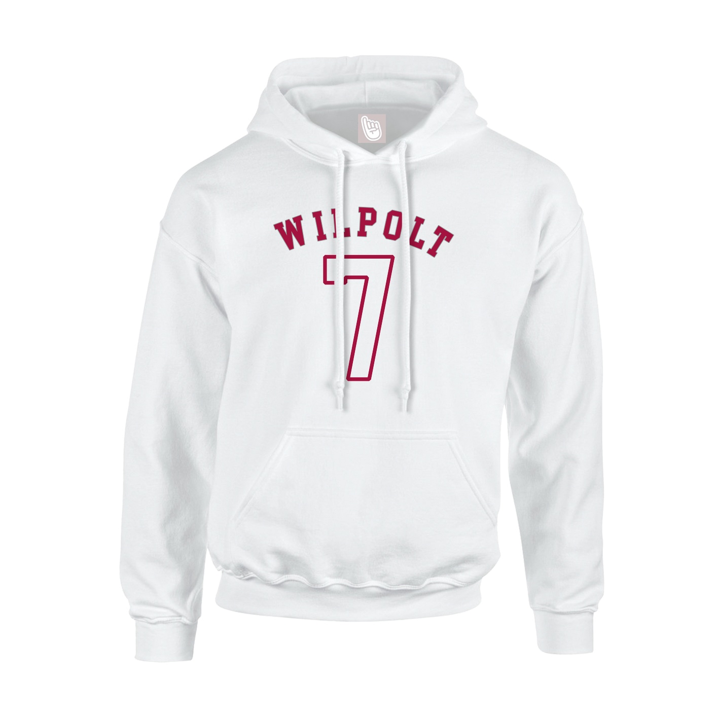 Hoodie — Shirsey Arch in White