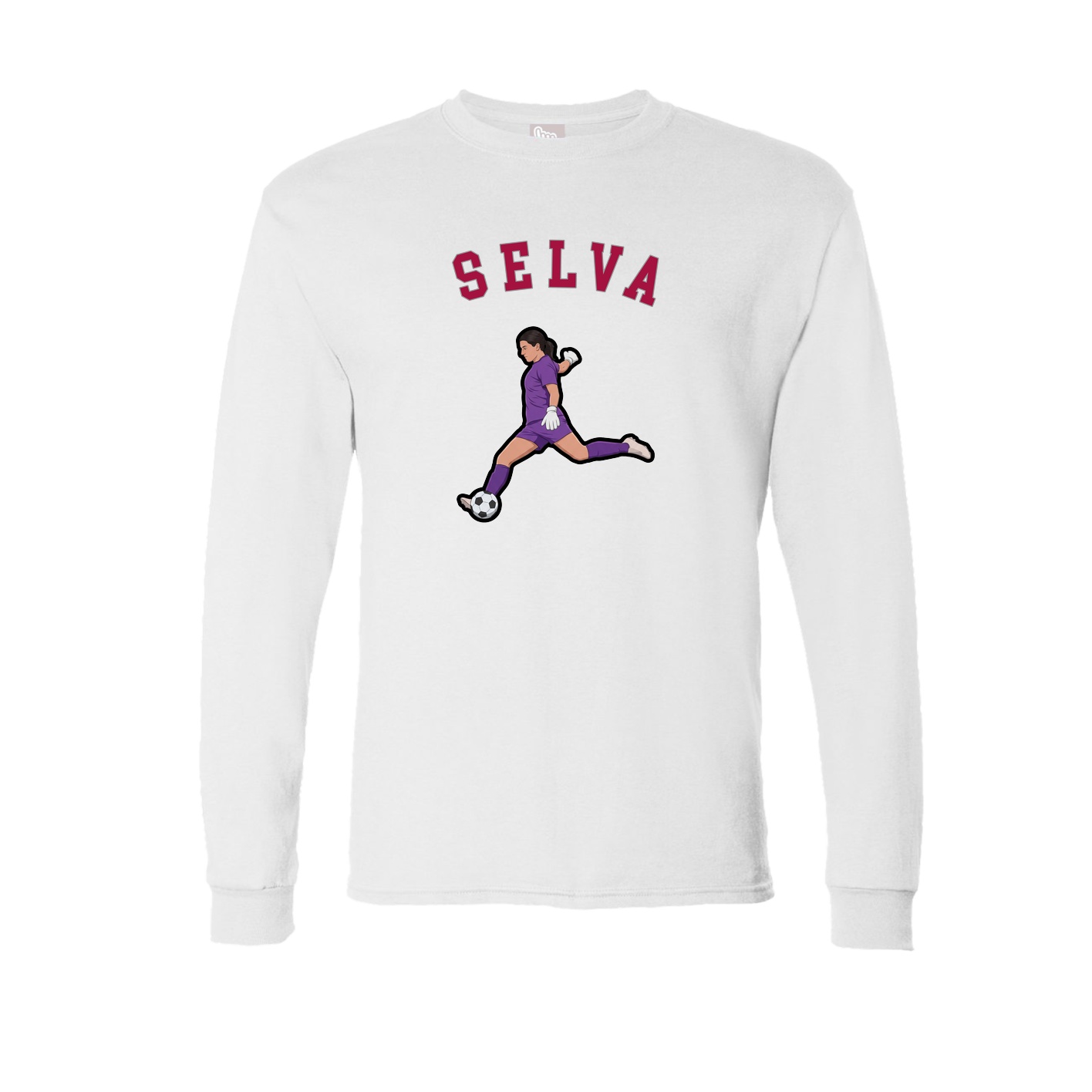Long Sleeve Tee — Shirsey Arch in White
