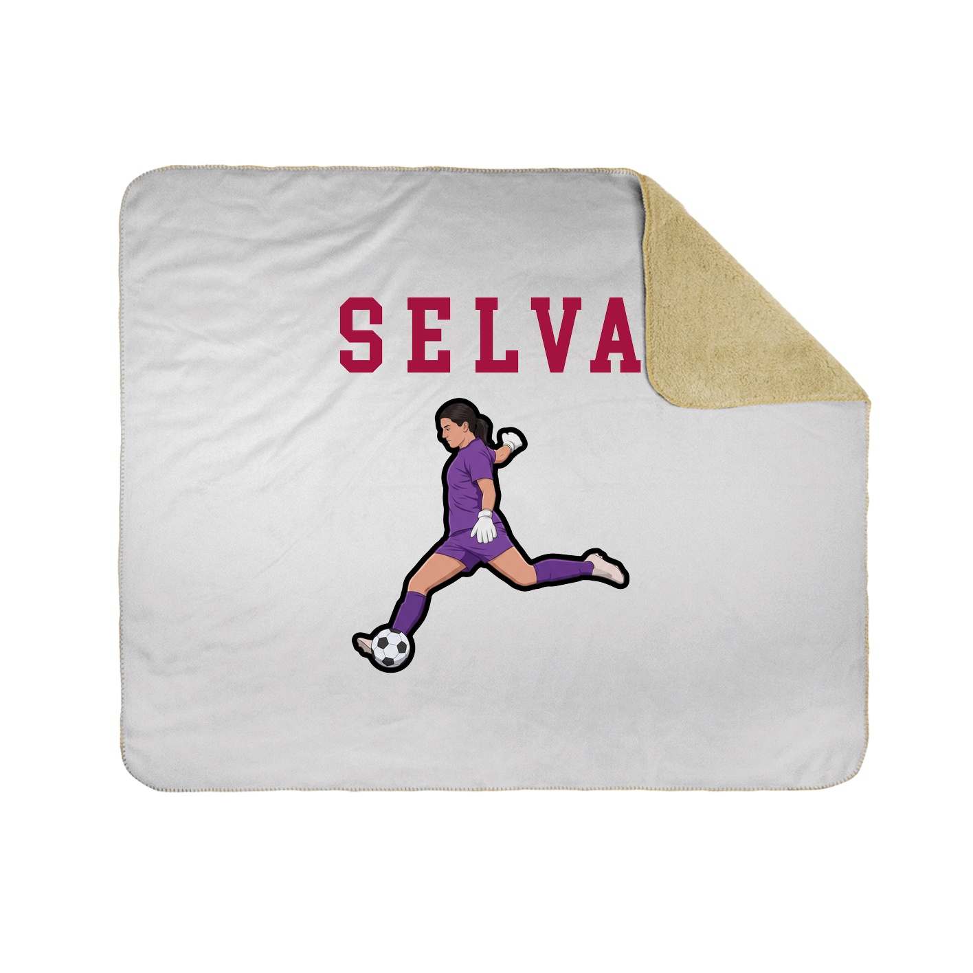 Throw Blanket — Shirsey in White