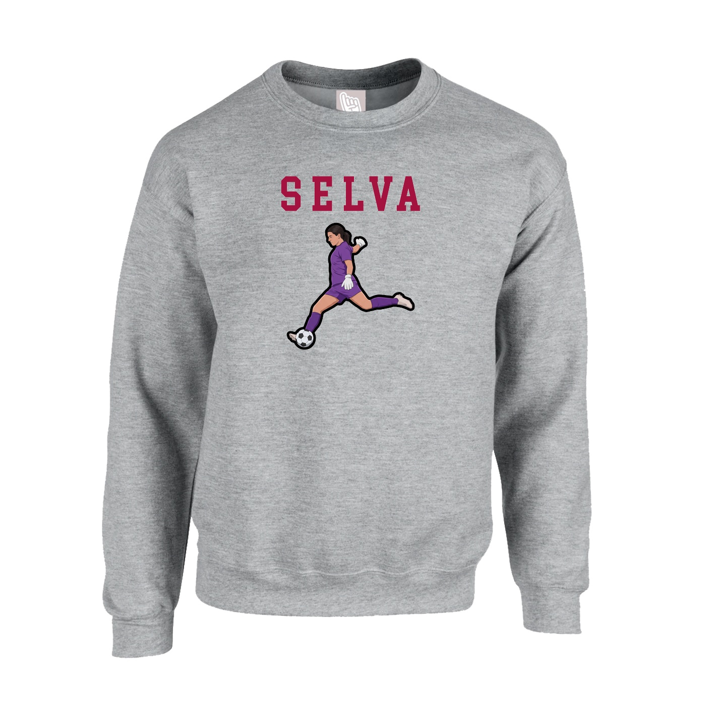 Fleece Crew — Shirsey in Grey