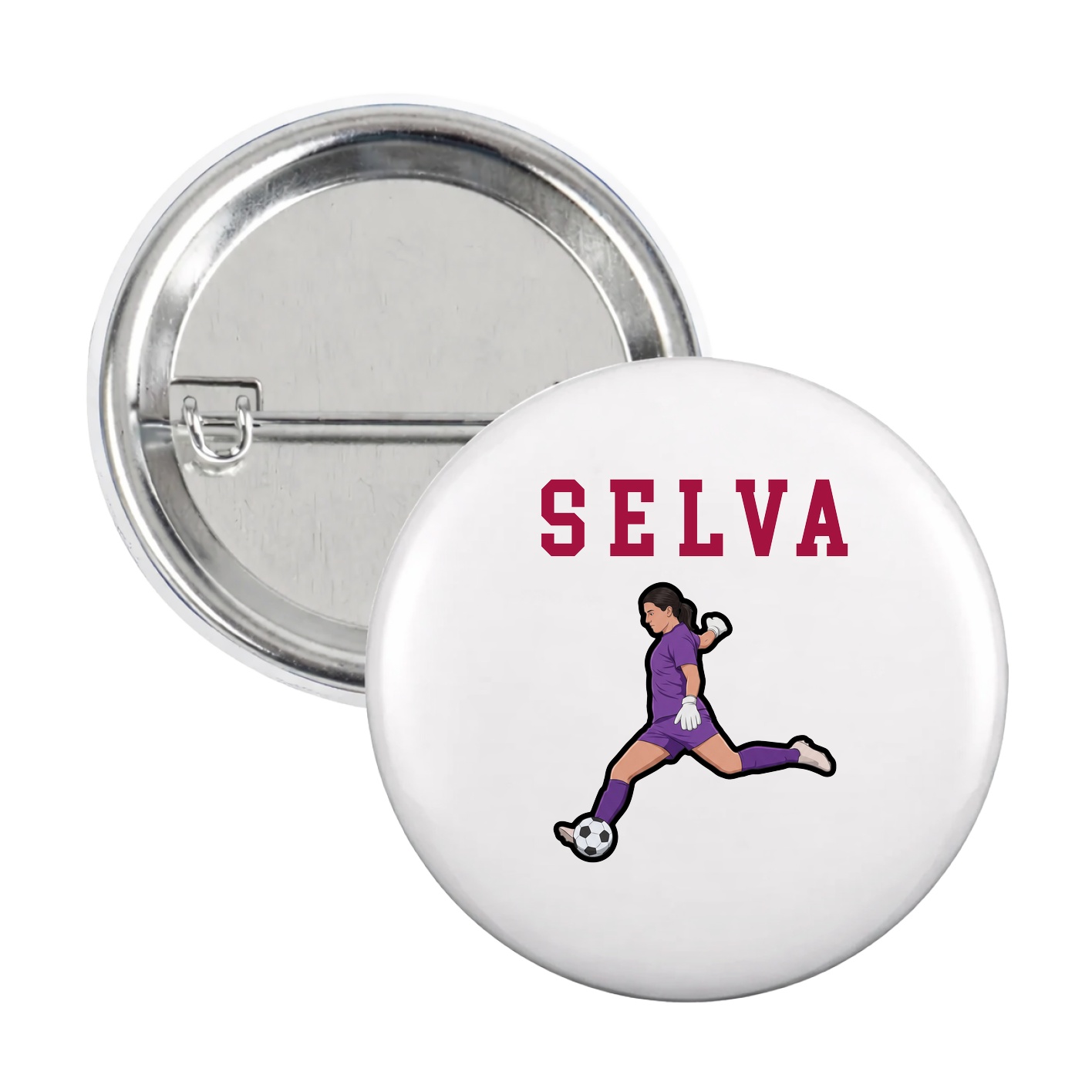 Game Day Button — Shirsey in White