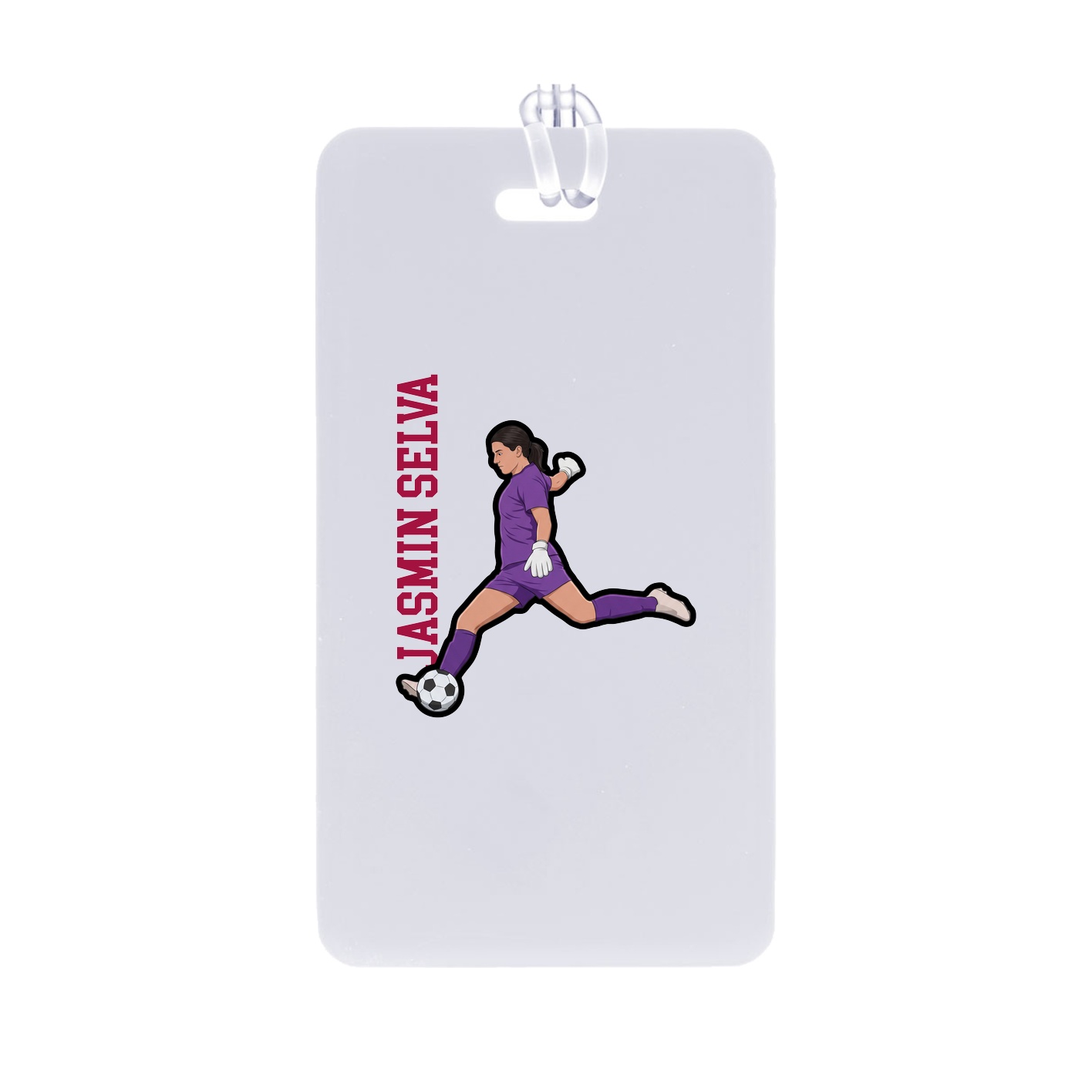 Bag Tag — Name Vertical in Classic
