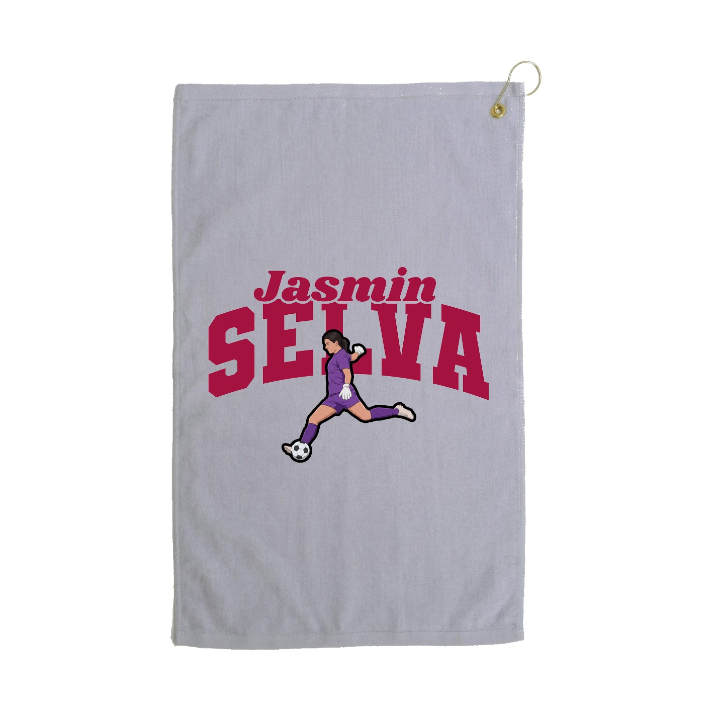 Golf Towel — Signature Arch in Grey