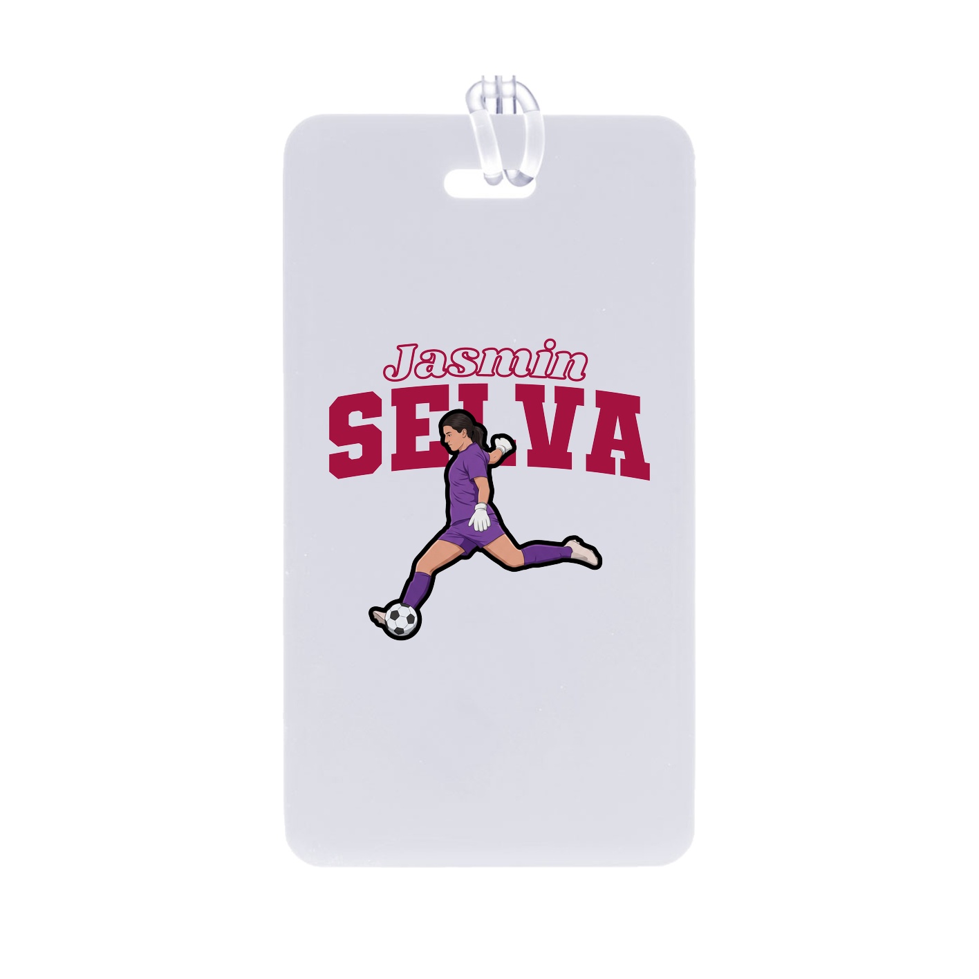 Bag Tag — Name Arch in Classic