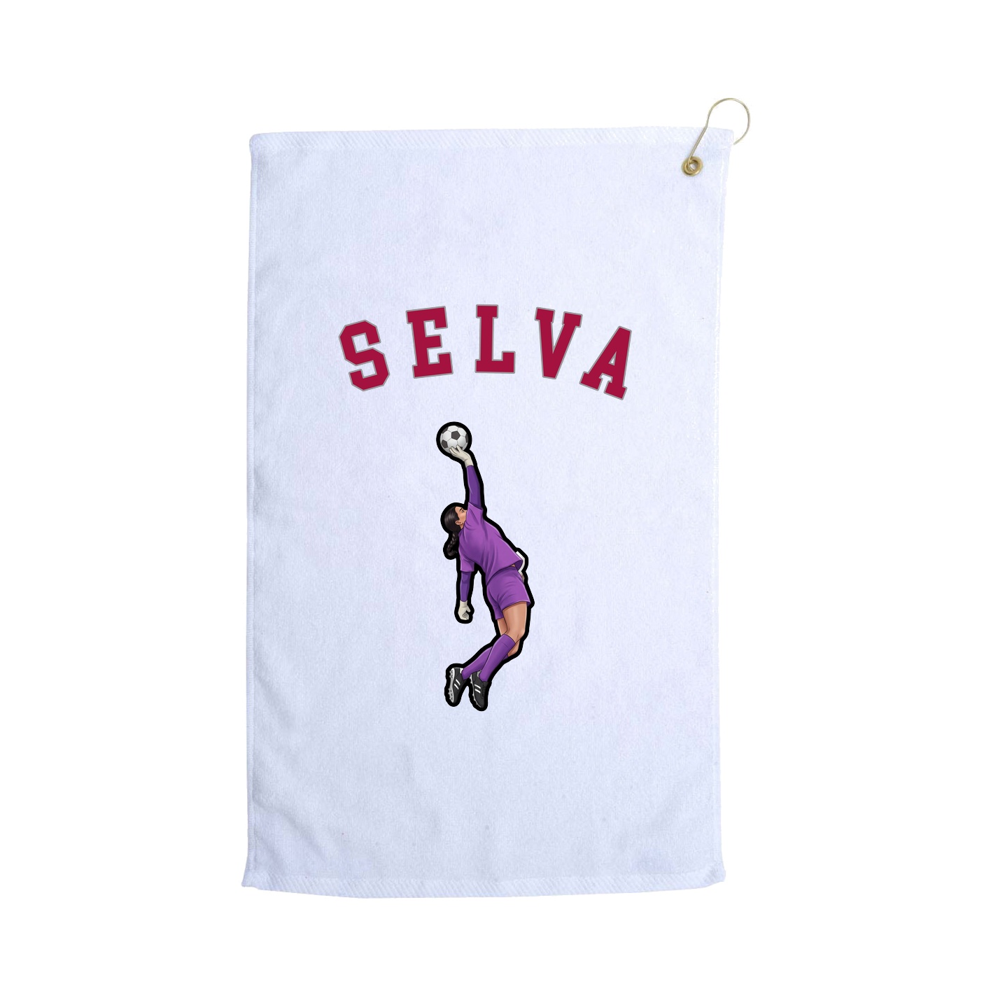 Golf Towel — Shirsey Arch in White