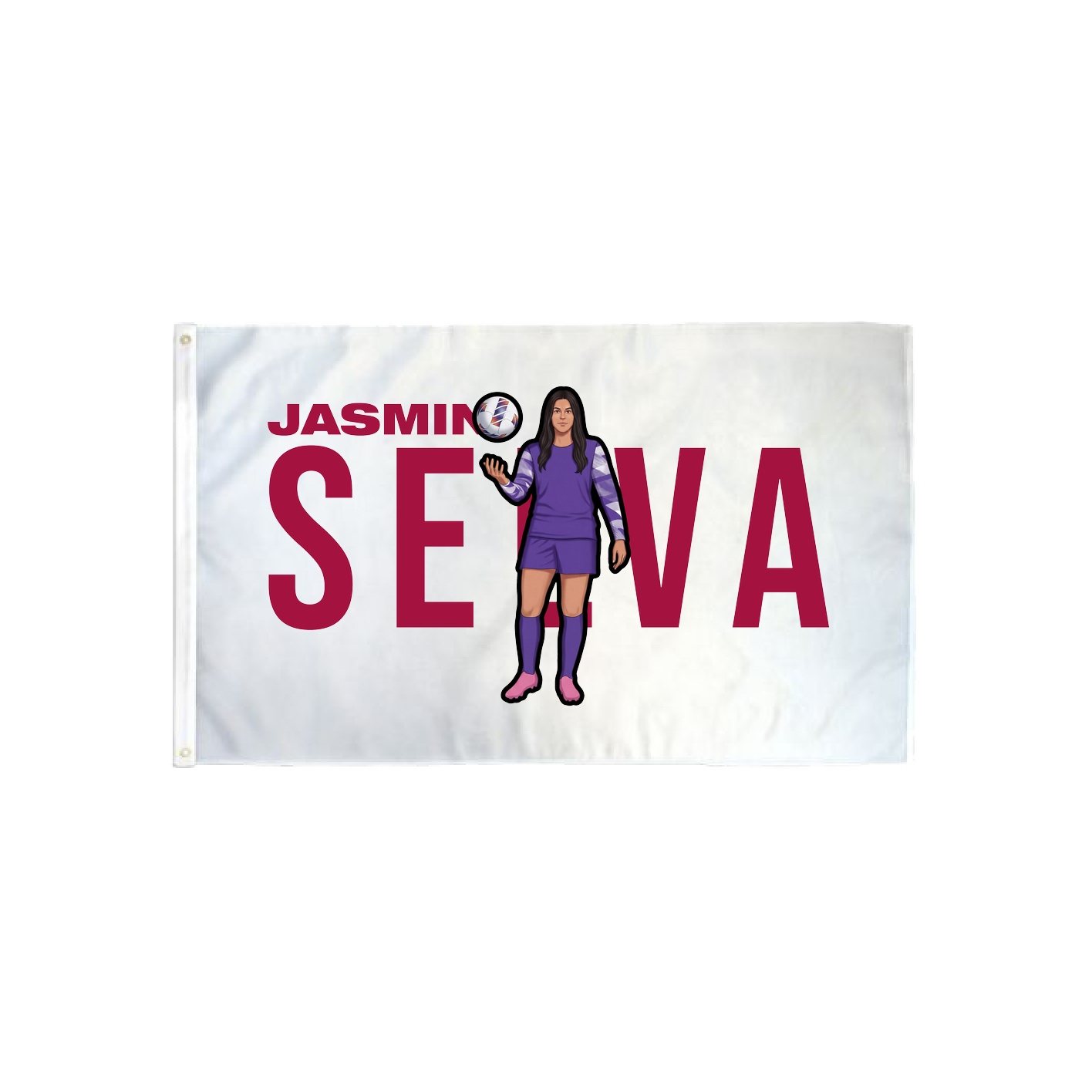 3x5 Flag — Player Name in Classic