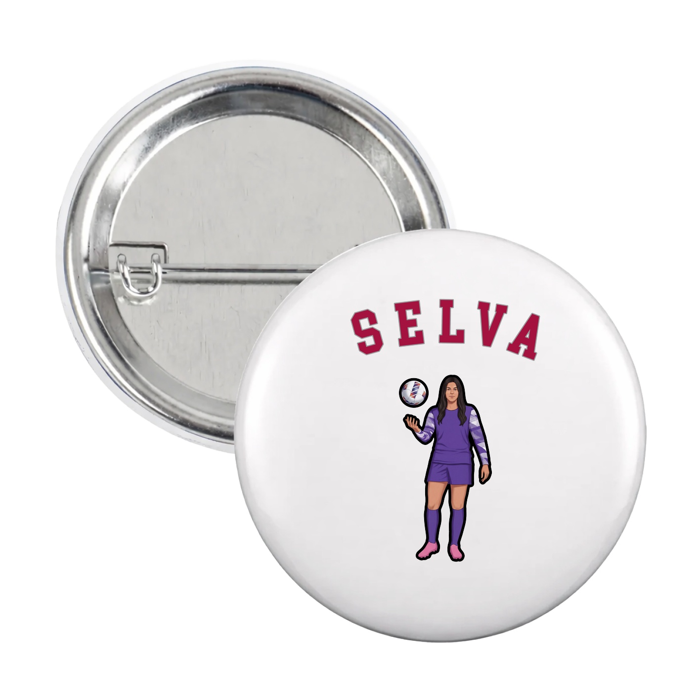 Game Day Button — Shirsey Arch in White