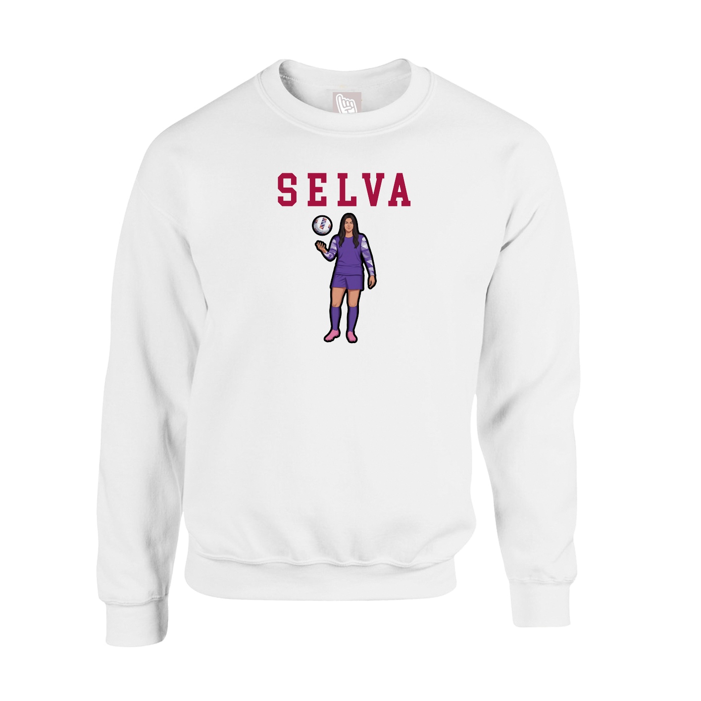 Fleece Crew — Shirsey in White