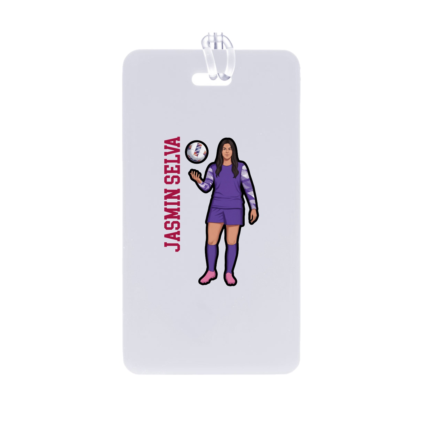 Bag Tag — Name Vertical in Classic