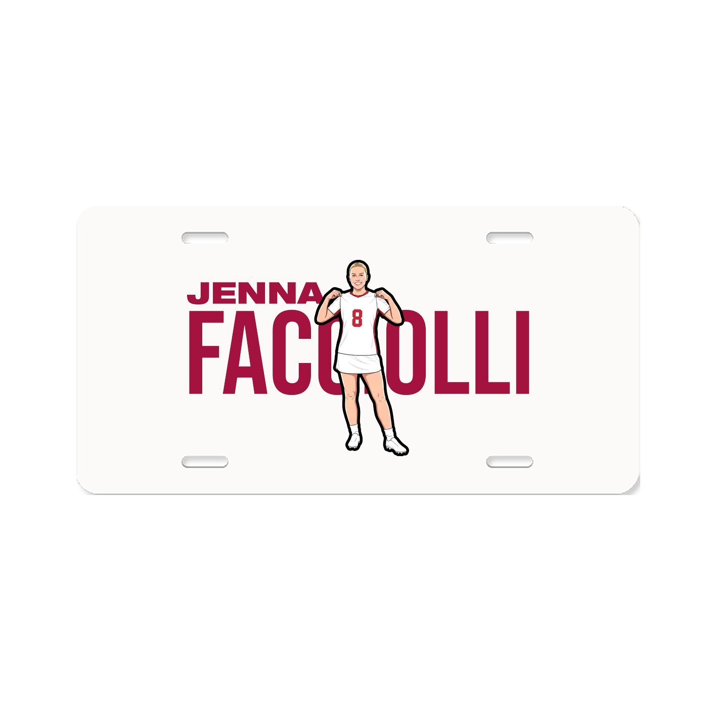 License Plate — Player Name in Classic