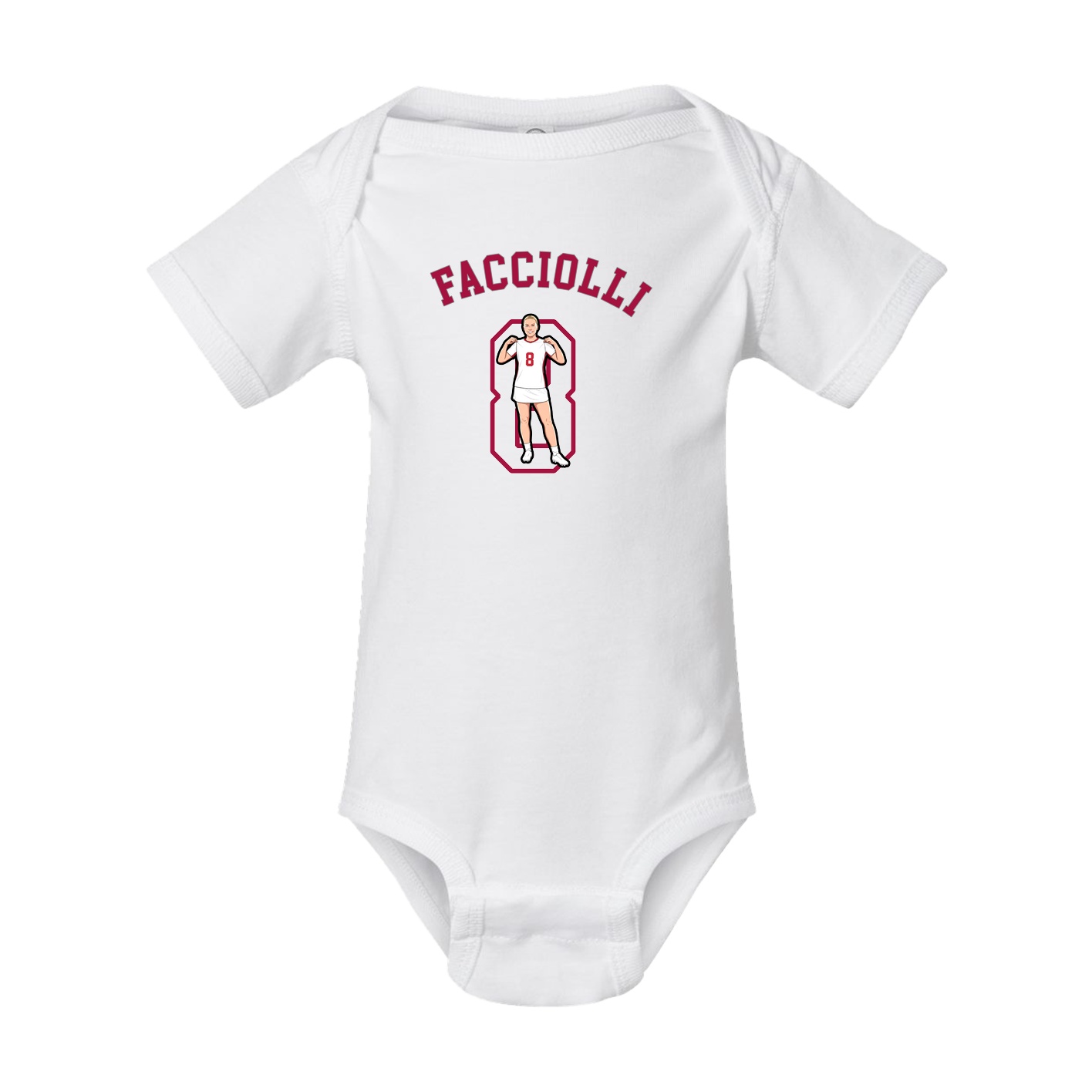 Baby Onesie — Shirsey Arch in White