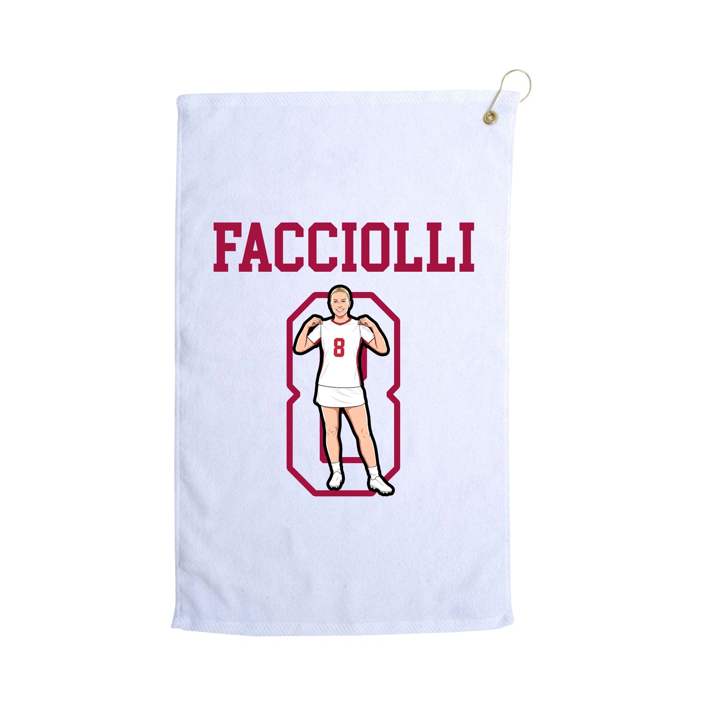 Golf Towel — Shirsey in White