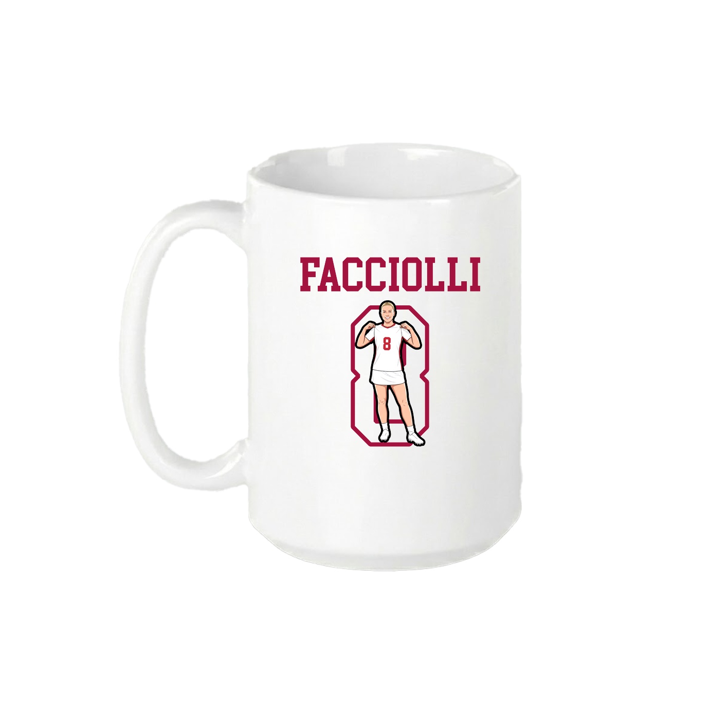 15oz Coffee Mug — Shirsey in White