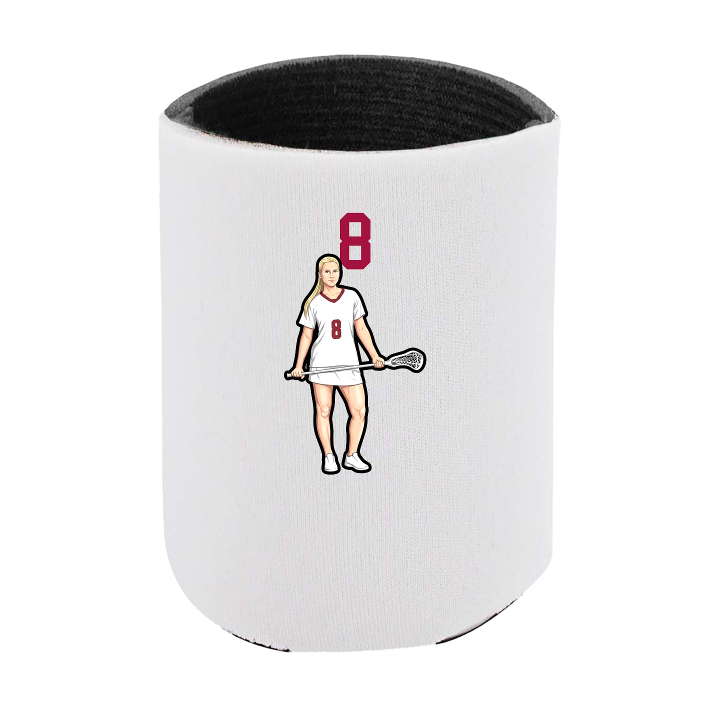 Can Holder — Number Top in White