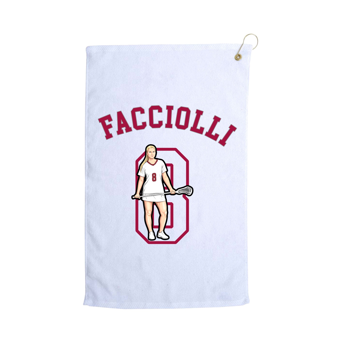 Golf Towel — Shirsey Arch in White
