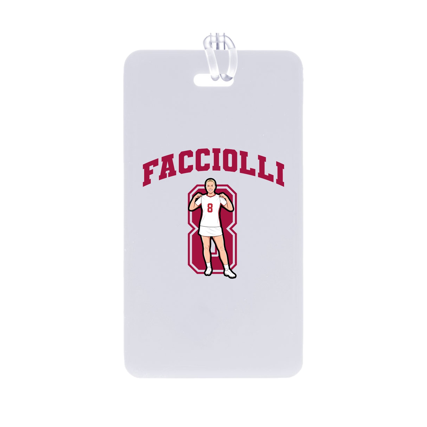Bag Tag — Number in Classic