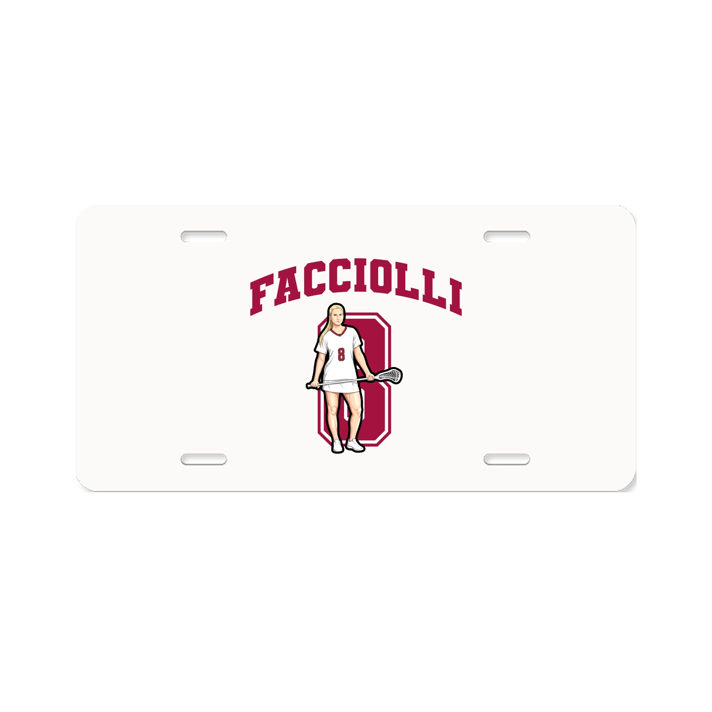 License Plate — Number in Classic